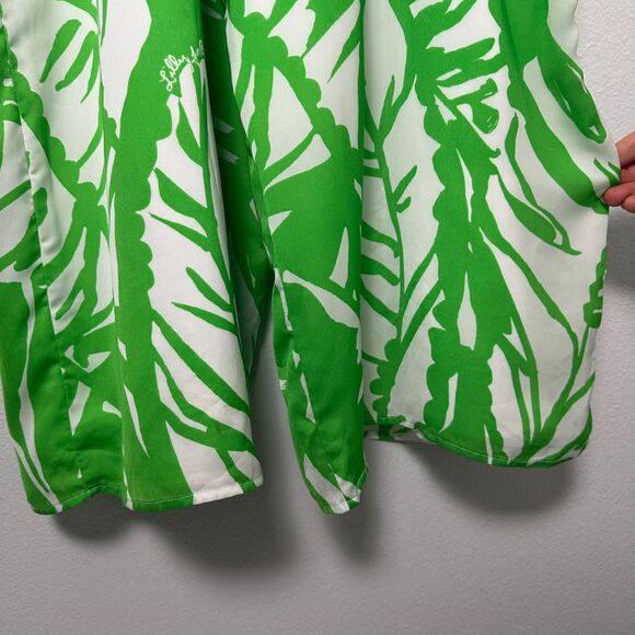 LILLY PULITZER Green White Boom Boom Jumpsuit Women’s Size 1X - Picture 16 of 16